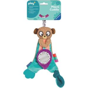 Ravensburger Play+ Crinkle & Chew – Meerkat | Soft Plush with Teething Edge | Multisensory Details | Fine Motor Fun