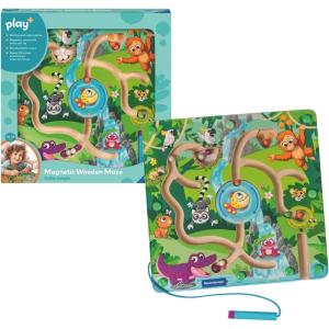 Ravensburger Play+ Magnetic Wooden Maze – in The Jungle | Interactive Sorting Game | Encourages Problem Solving & Focus
