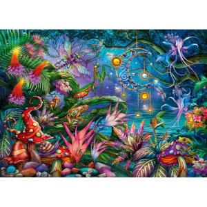 Ravensburger Rainbow Reverie 1000 Piece Jigsaw Puzzle | Enchanted Garden Scene by Ciro Marchetti | Eco-Friendly and Precision-Cut Pieces