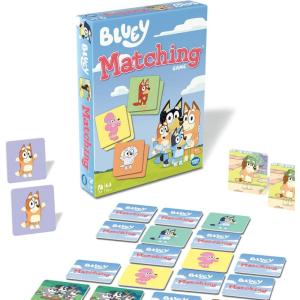 Wonder Forge Bluey Matching Game – Family & Toddler Games – Educational Toys – Memory & Brain Games for Kids Ages 3-5, Indoor Recess