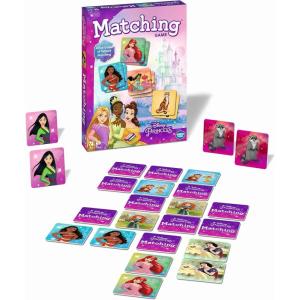 Wonder Forge Disney Princess Matching Game – Fun Memory Game for Kids Ages 3 and Up – Toddler Learning Toy Featuring Belle, Ariel, and Elsa and more Disney Princesses – Packaging May Vary(New Packaging)