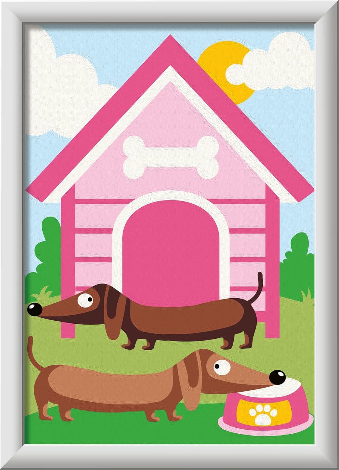 imageRavensburger Dachshund CreArt Paint by Numbers Kit Fun ampamp Easy DIY Art for Kids Age 7 Creative Gift Idea for Birthdays ampamp Holidays