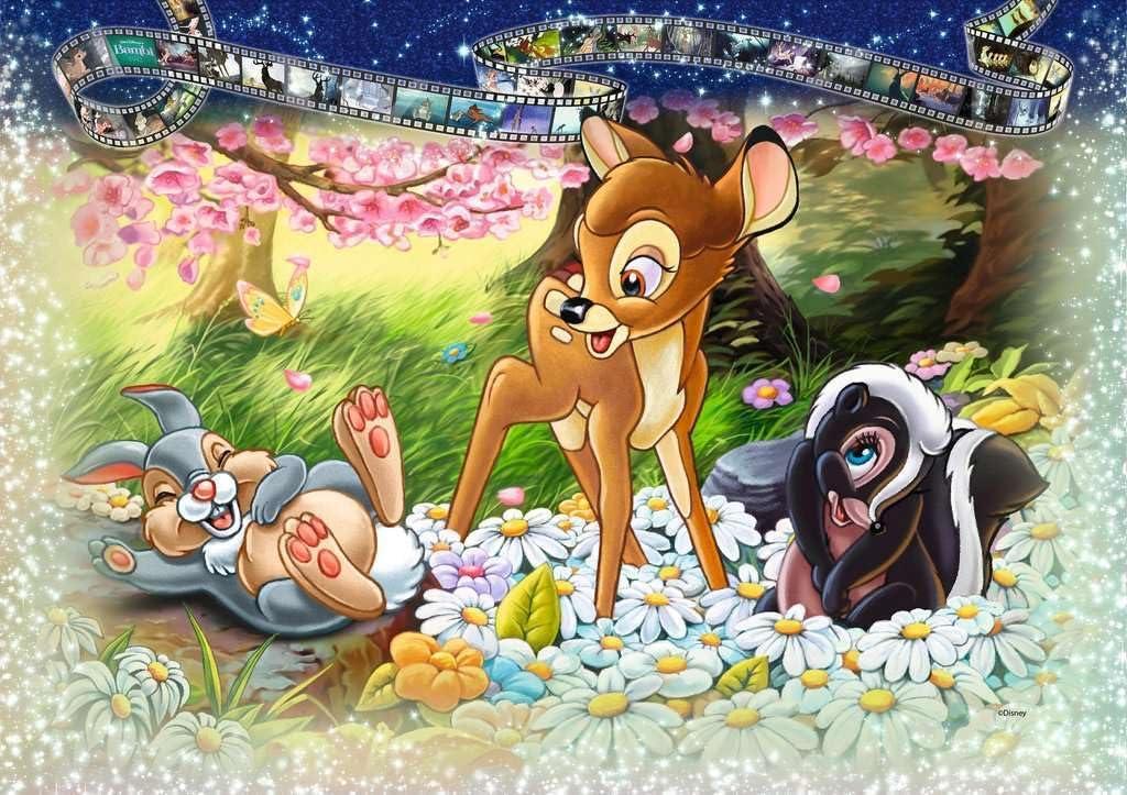 imageRavensburger Disney Memorable Moments Spectacular 40000 Piece Jigsaw Puzzle Bold Imagery of Favorite Characters Cinderella Bambi ampamp More Puzzles for Adults