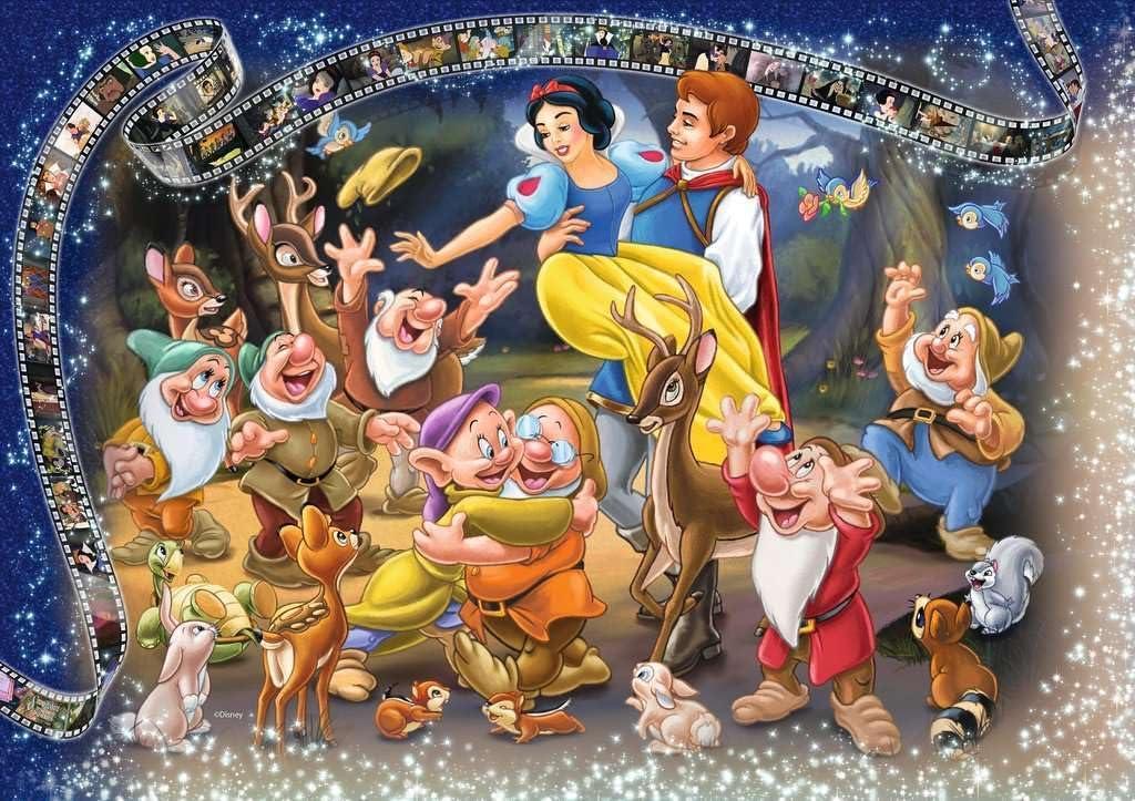 imageRavensburger Disney Memorable Moments Spectacular 40000 Piece Jigsaw Puzzle Bold Imagery of Favorite Characters Cinderella Bambi ampamp More Puzzles for Adults