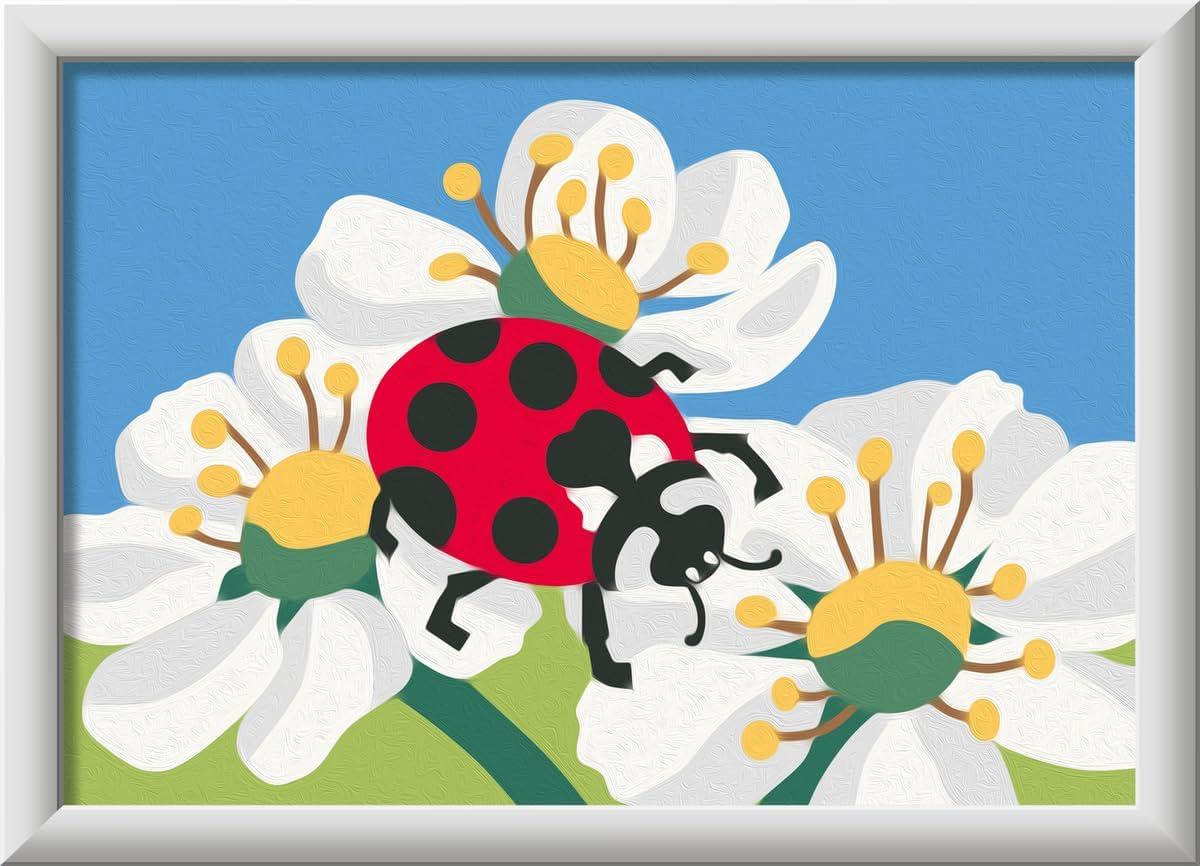 imageRavensburger Ladybug in Nature CreArt Paint by Numbers Kit Fun ampamp Easy DIY Art for Kids Age 7 Creative Gift Idea for Birthdays ampamp Holidays