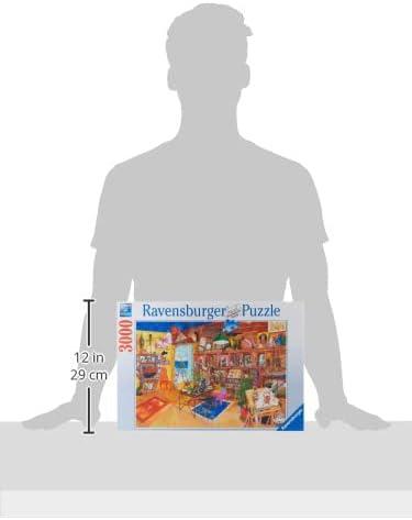 imageRavensburger The Curious Collection 3000 Piece Jigsaw Puzzle Stunning Imagery Bold Colors ampamp Intricate Details of an Odd Curiosity Shop Premium Quality Puzzles for Adults