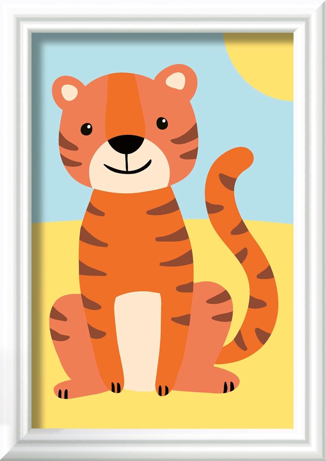 imageRavensburger Wild Tiger CreArt Paint by Numbers Kit Fun ampamp Easy DIY Art for Kids Age 7 Creative Gift Idea for Birthdays ampamp Holidays