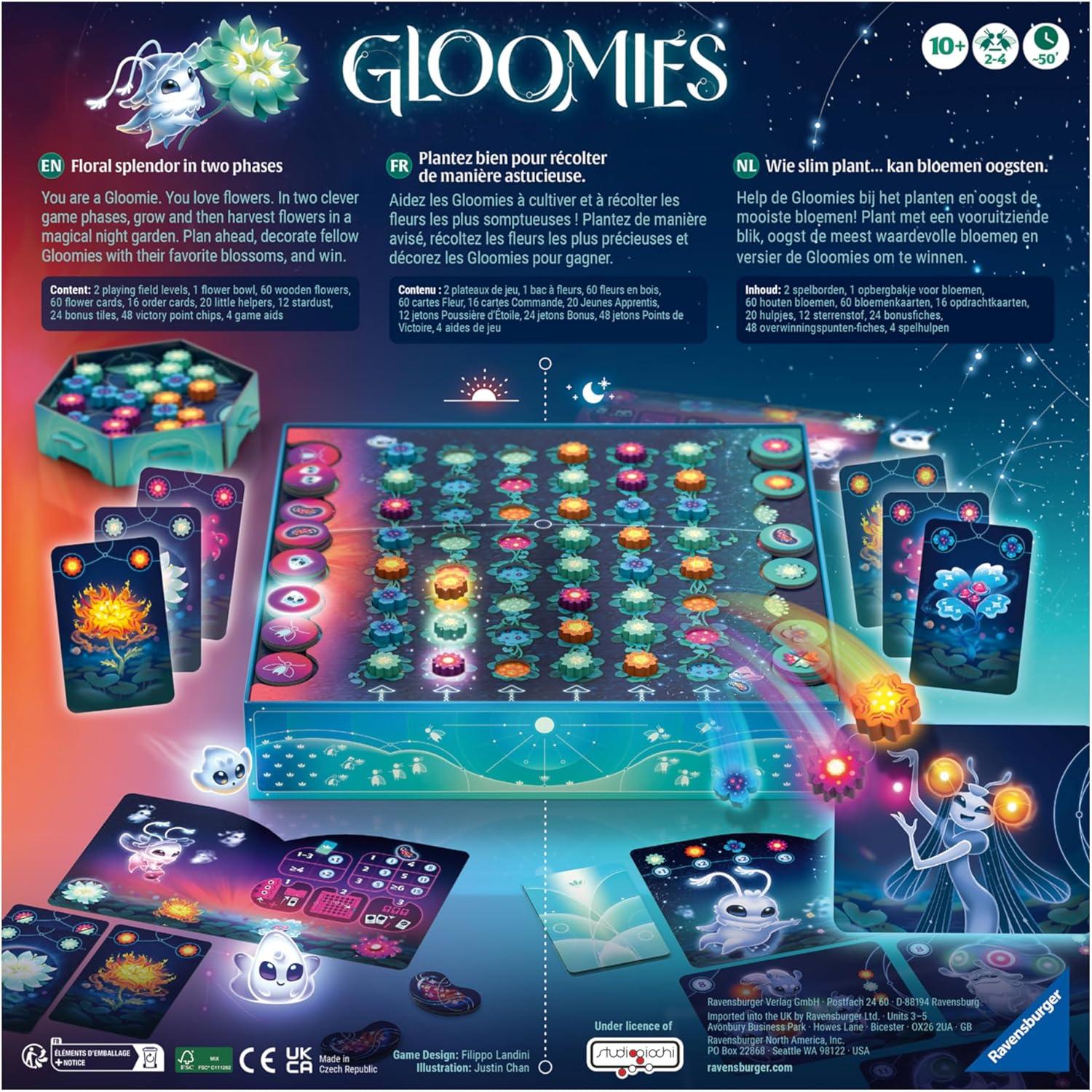 imageRavensburger 24617 Gloomies Simple Strategy Game for Families Adults and Children Board Game for 24 Players Aged 10