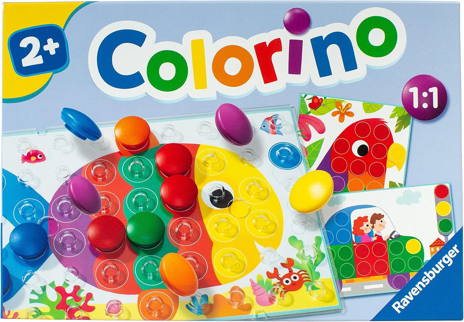 imageRavensburger Colorino Engaging Color Recognition Game for Kids Enhances Creativity Promotes Fine Motor Skills Trusted Quality MindStimulating Activity for Ages 2 and Up