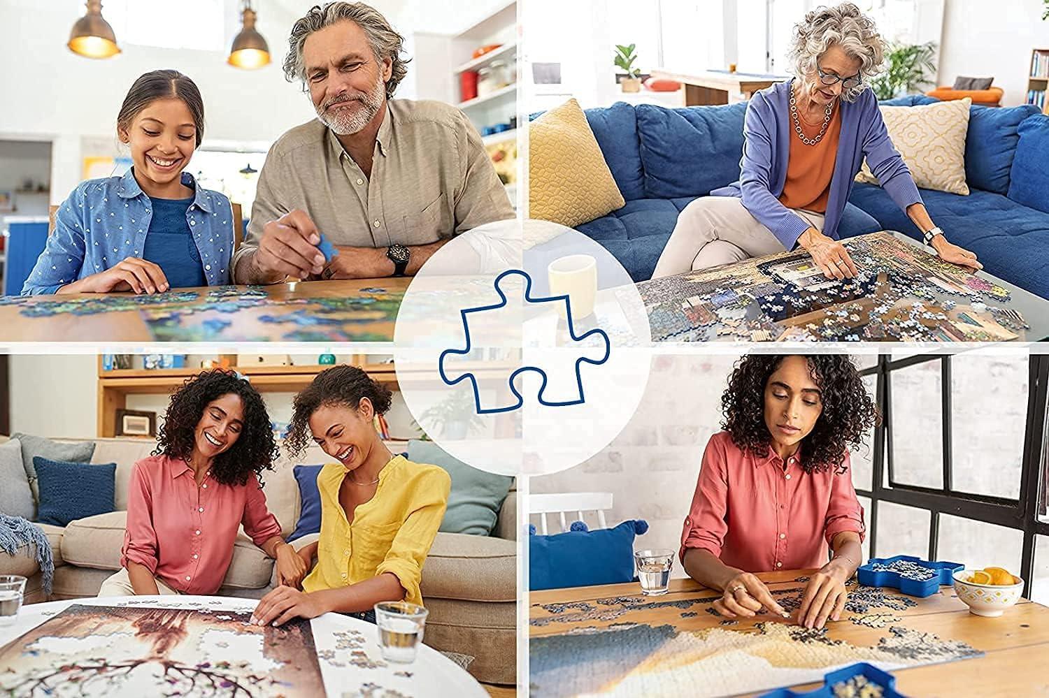 imageRavensburger Cozy Wine Terrace 500 Piece Large Format Jigsaw Puzzle Unique Softclick Technology Premium Matte Finish Ideal for All Ages