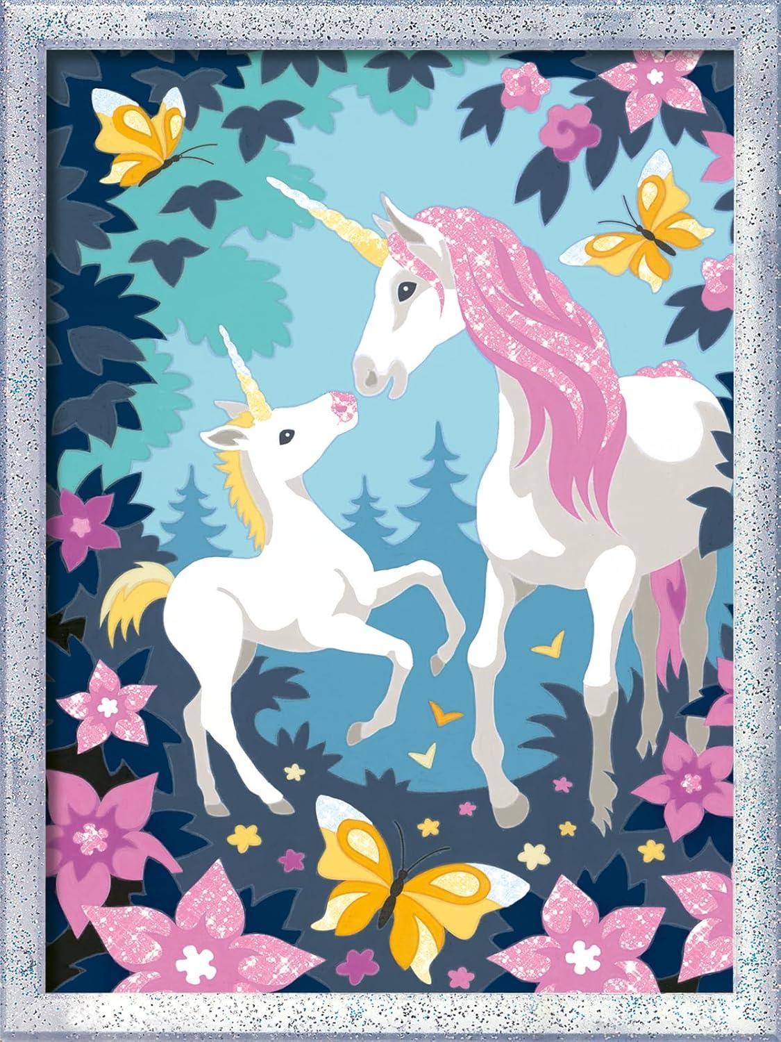 imageRavensburger CreArt Hello Little Unicorn Paint by Numbers Kit for Kids 25976 Painting Arts and Crafts for Ages11 and Up