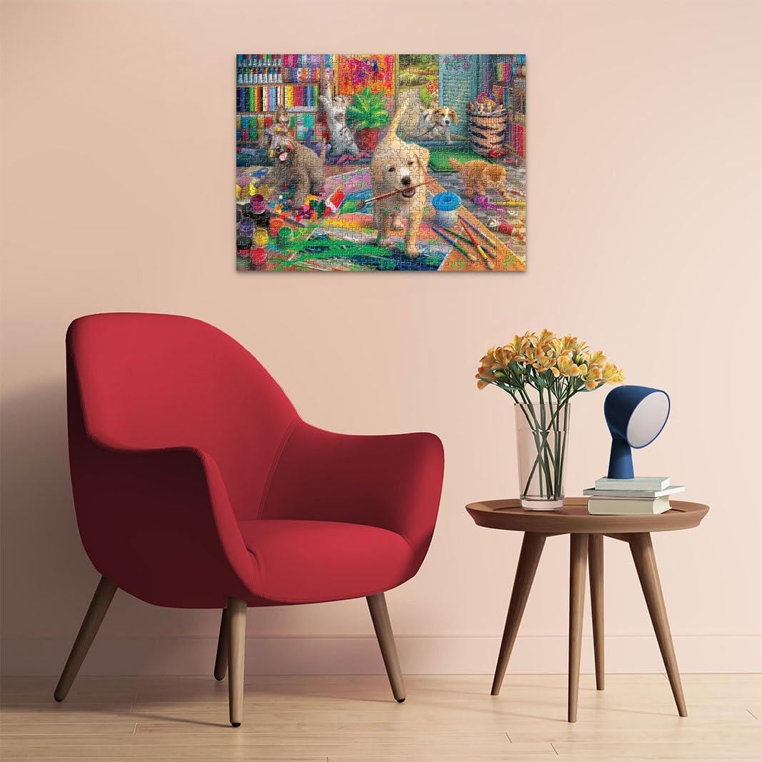 imageRavensburger Cute Crafters Large Format Jigsaw Puzzle for All Ages 750 Unique Pieces Softclick Technology FSC Certified Ideal for Brain Game ampamp Educational Fun