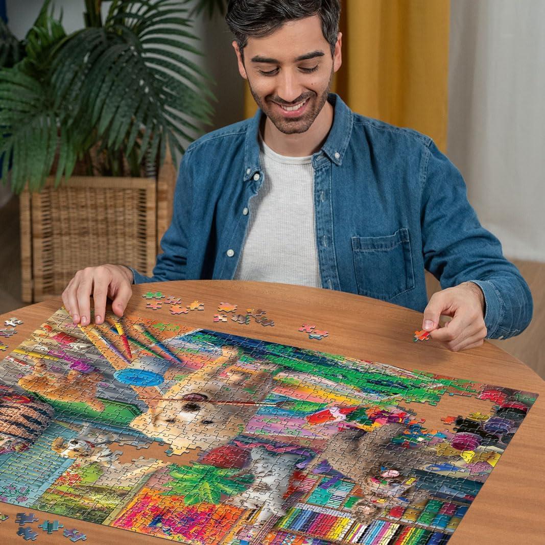 imageRavensburger Cute Crafters Large Format Jigsaw Puzzle for All Ages 750 Unique Pieces Softclick Technology FSC Certified Ideal for Brain Game ampamp Educational Fun