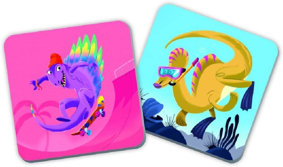 imageRavensburger Dinosaur Sports Memory Game for Girls ampamp Boys Ages 3 to 5A Fun ampamp Fast Dino Memory Game