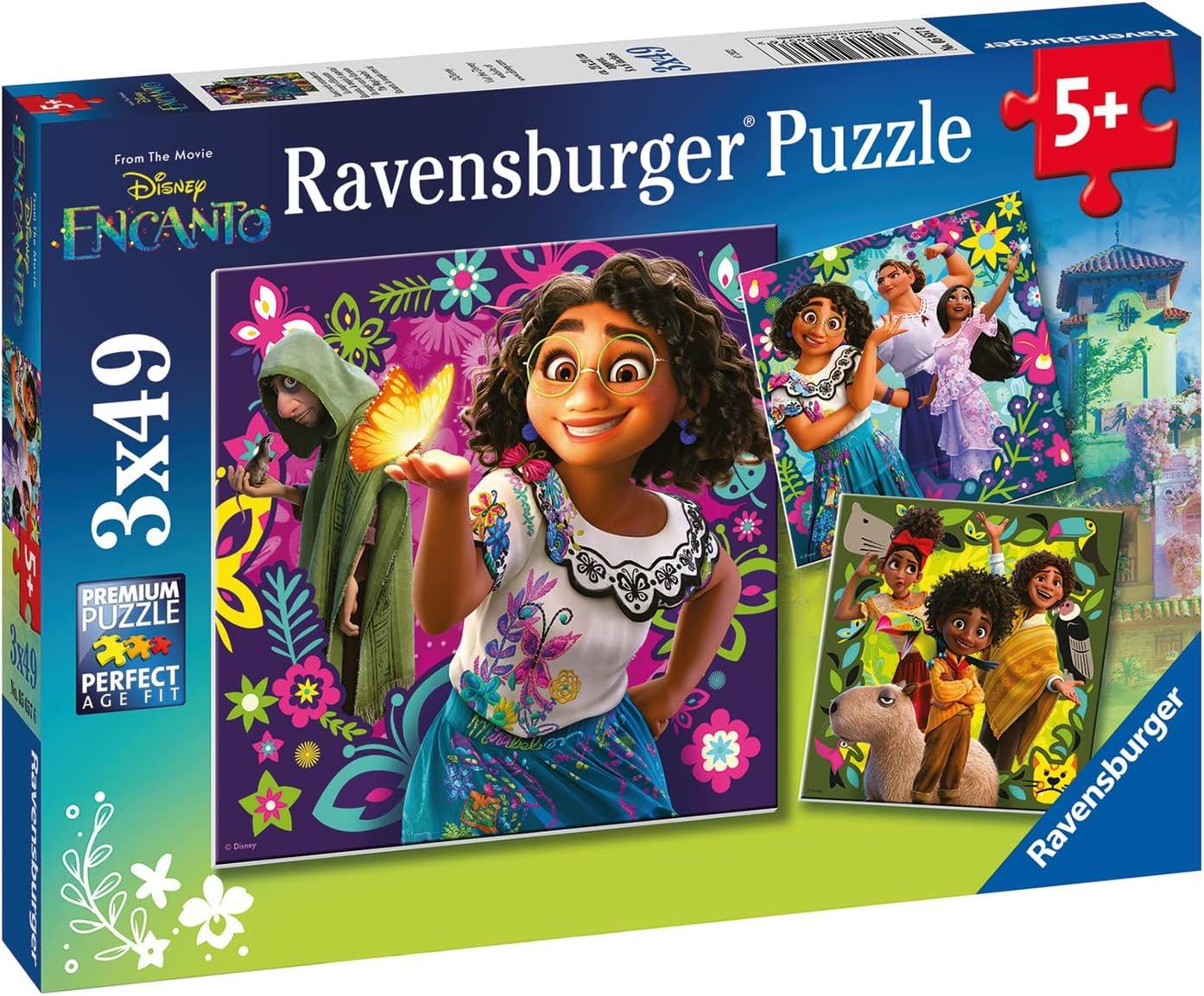imageRavensburger Disney Encanto 3x49 Piece Jigsaw Puzzle Set for Kids 05657 Every Piece is Unique Pieces Fit Together PerfectlySingle