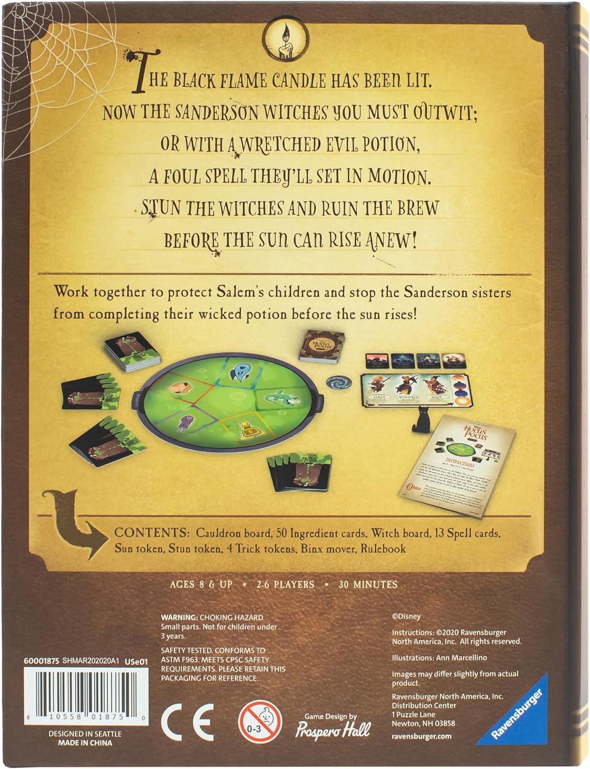 imageRavensburger Disney Hocus Pocus Game Engaging Puzzle for Ages 8 and up BrainBoosting Activity Fun for Fans of Hocus Pocus Great Gift for Kids and Teens