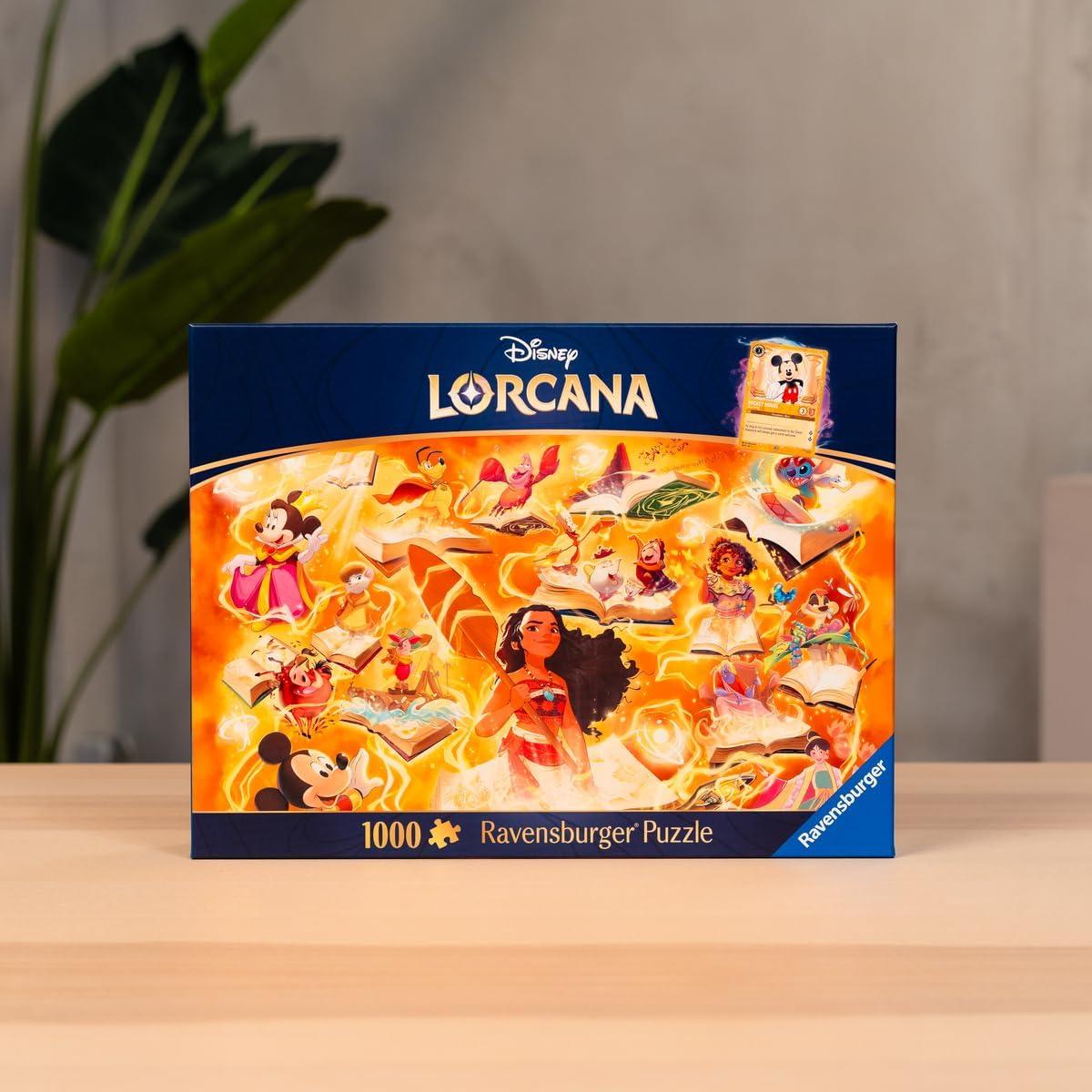 imageRavensburger Disney Lorcana Glimmers of The Realm Amber 1000 Piece Jigsaw Puzzle Premium Quality Made in Europe FSC Certified Materials