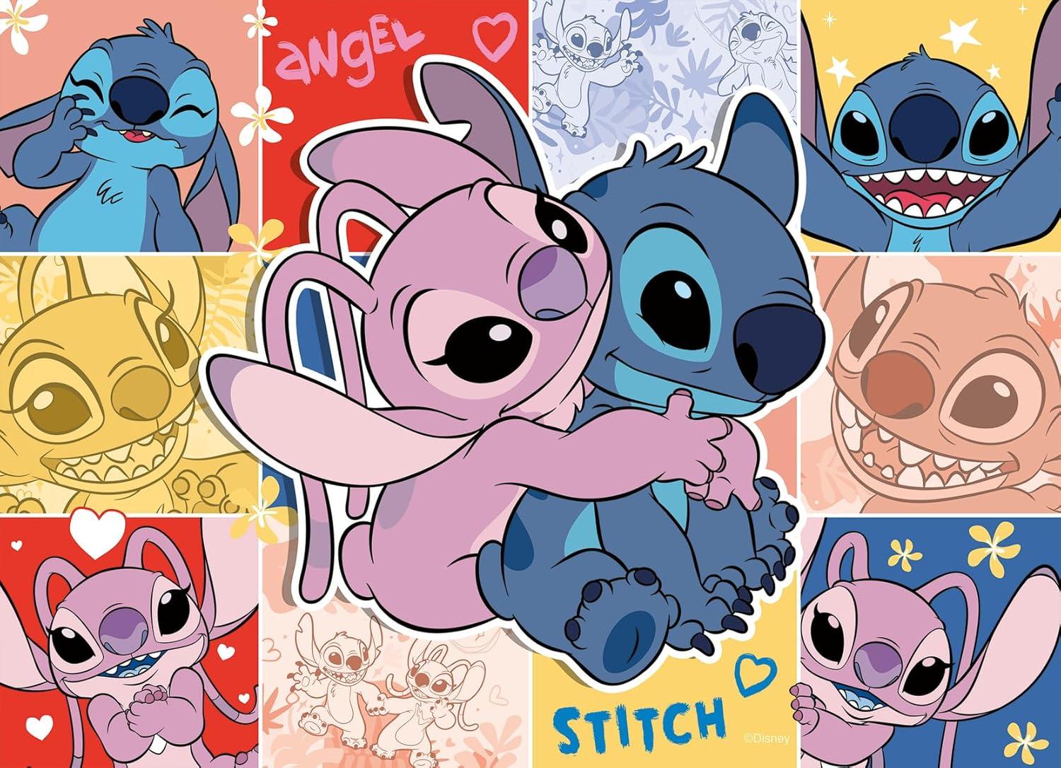 imageRavensburger Disney Stitch Bumper Pack 4x100 Piece Jigsaw Puzzle for Kids Every Piece is Unique Pieces Fit Together Perfectly
