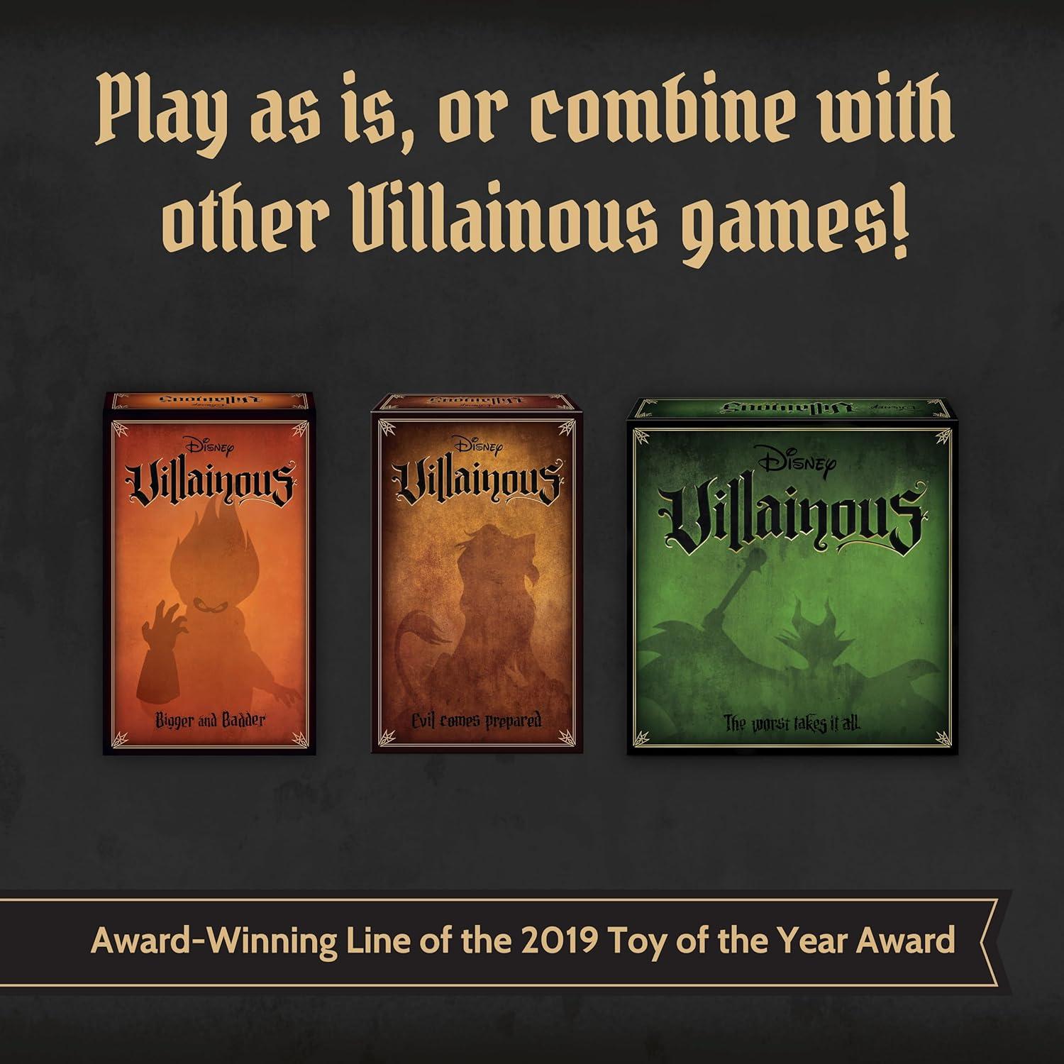 imageRavensburger Disney Villainous Perfectly Wretched Join Disney Characters Pete Cruella De Vil or Mother Gothel Play as StandAlone or with other Villainous Games AwardWinning Line Ages 10