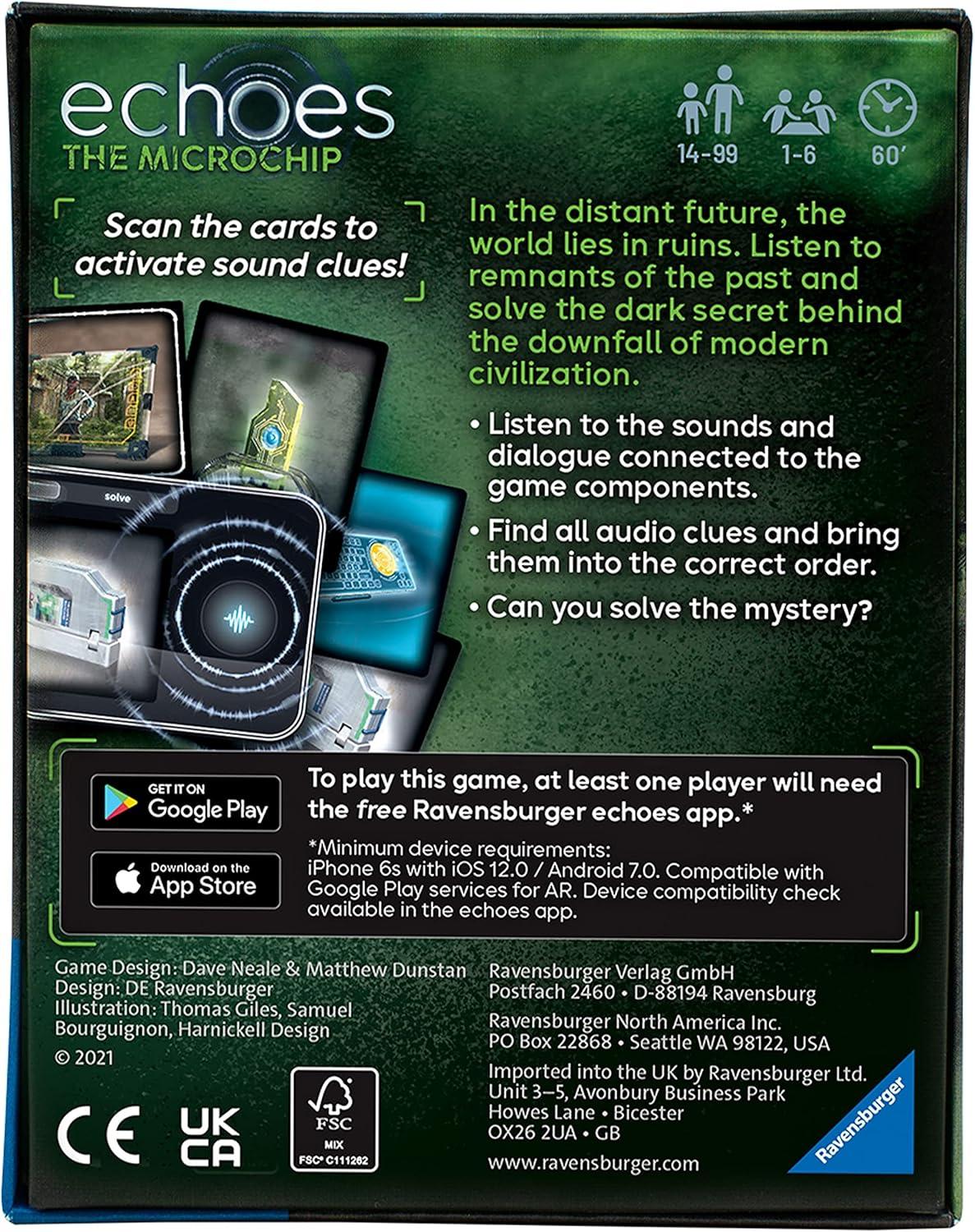 imageRavensburger Echoes The Microchip A Thrilling and Immersive Audio Mystery Game for Ages 14 and up