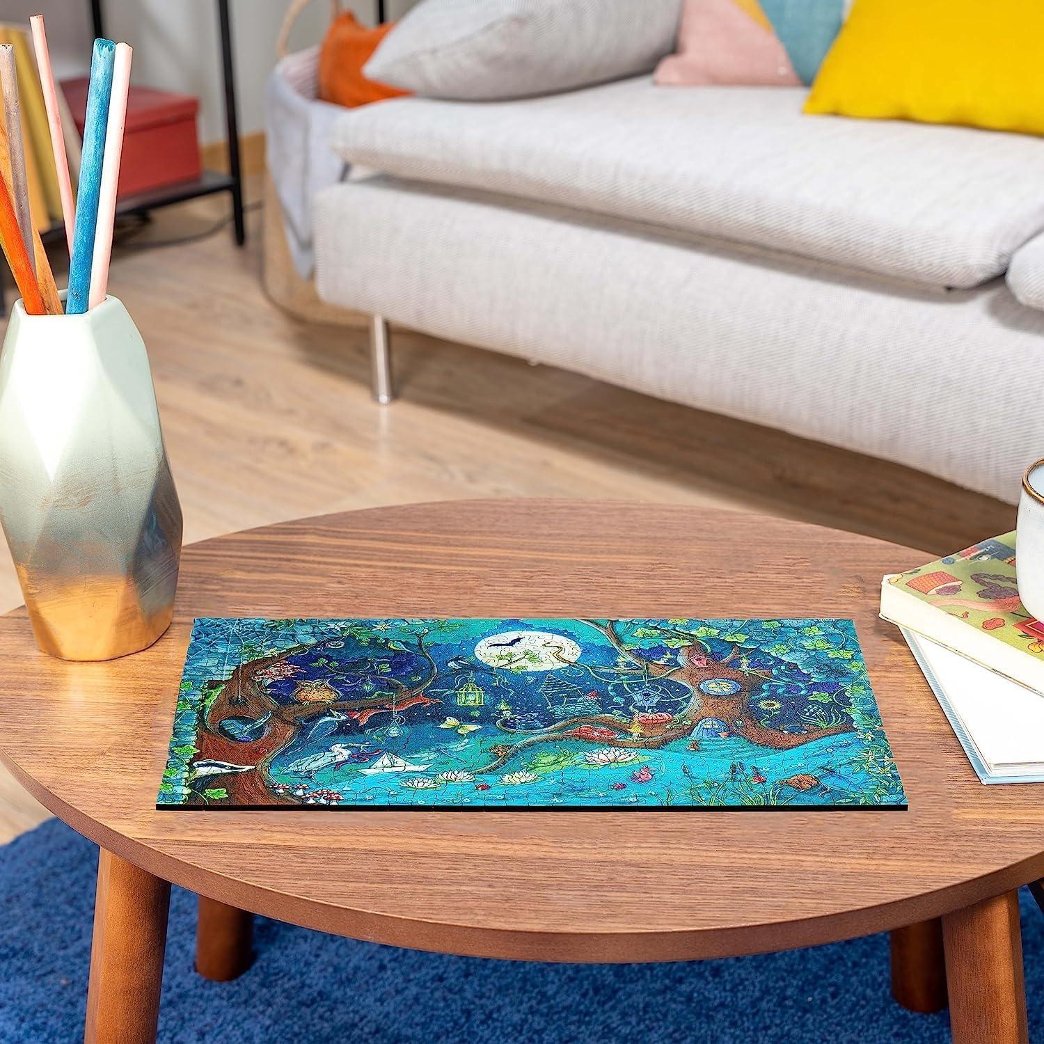 imageRavensburger Fantasy Forest 500Piece Vibrant Wooden Jigsaw Puzzle StressReducing Fun EcoFriendly Materials Certified by The Forest Stewardship CouncilSingle