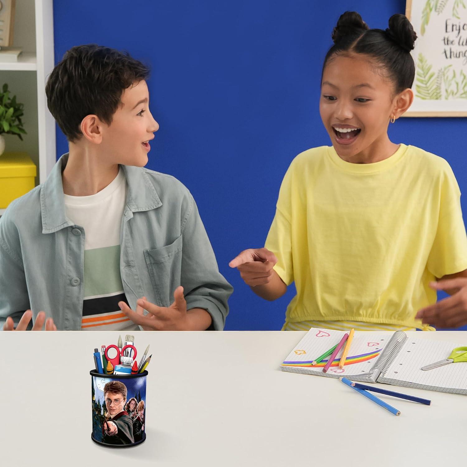 imageRavensburger Harry Potter Pencil Cup 3D Puzzle for Kids Every Piece is Unique Pieces Fit Together Perfectly