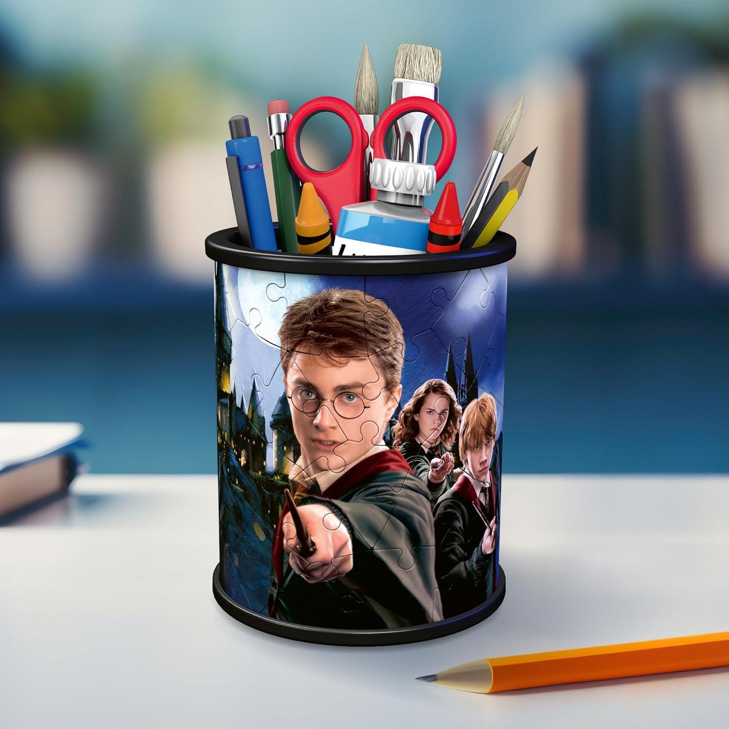imageRavensburger Harry Potter Pencil Cup 3D Puzzle for Kids Every Piece is Unique Pieces Fit Together Perfectly