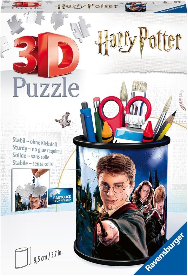 imageRavensburger Harry Potter Pencil Cup 3D Puzzle for Kids Every Piece is Unique Pieces Fit Together Perfectly