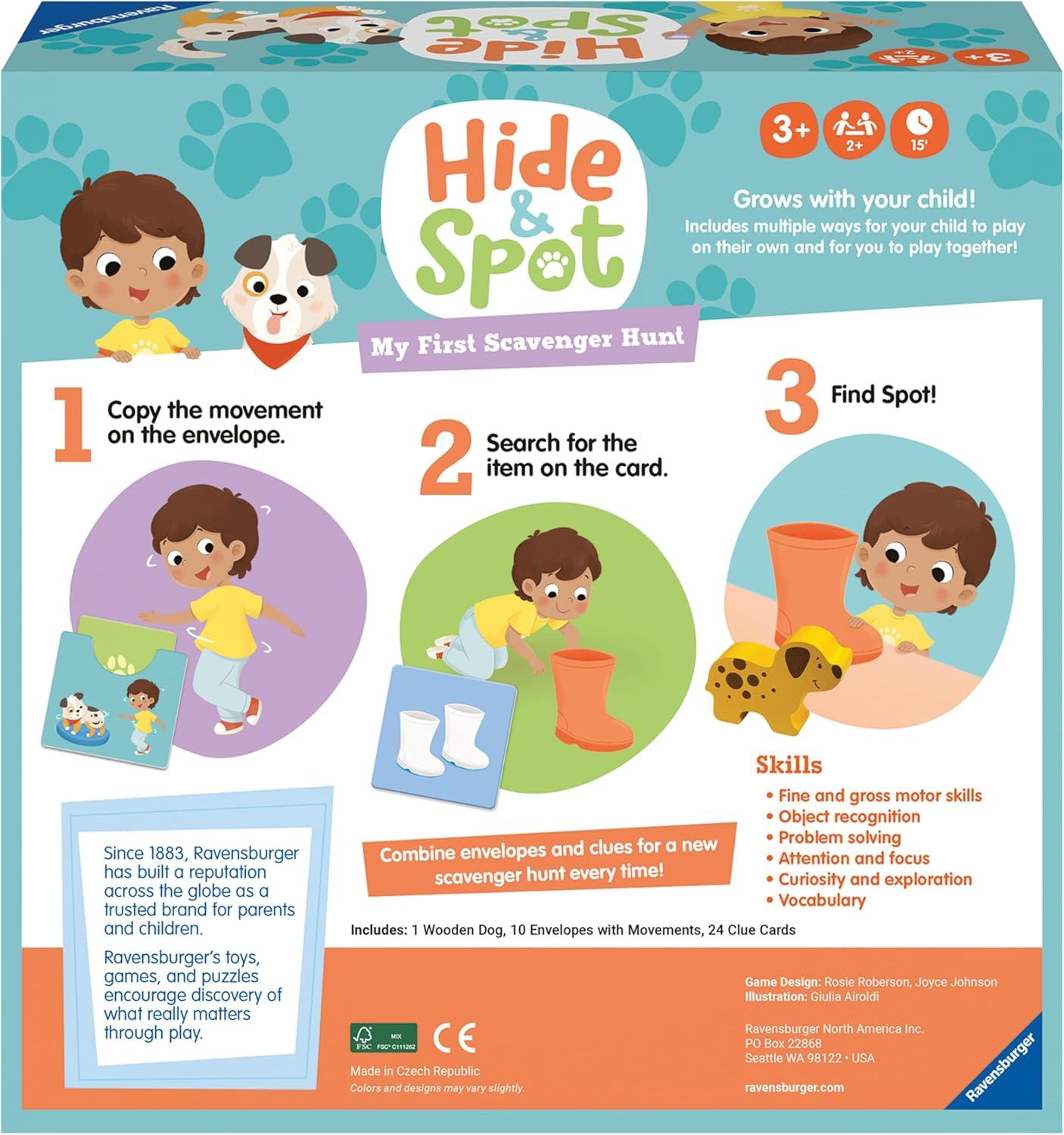 imageRavensburger Hide ampamp Spot Preschool Game Family Scavenger Hunt Activity for Children Ages 3 and Up