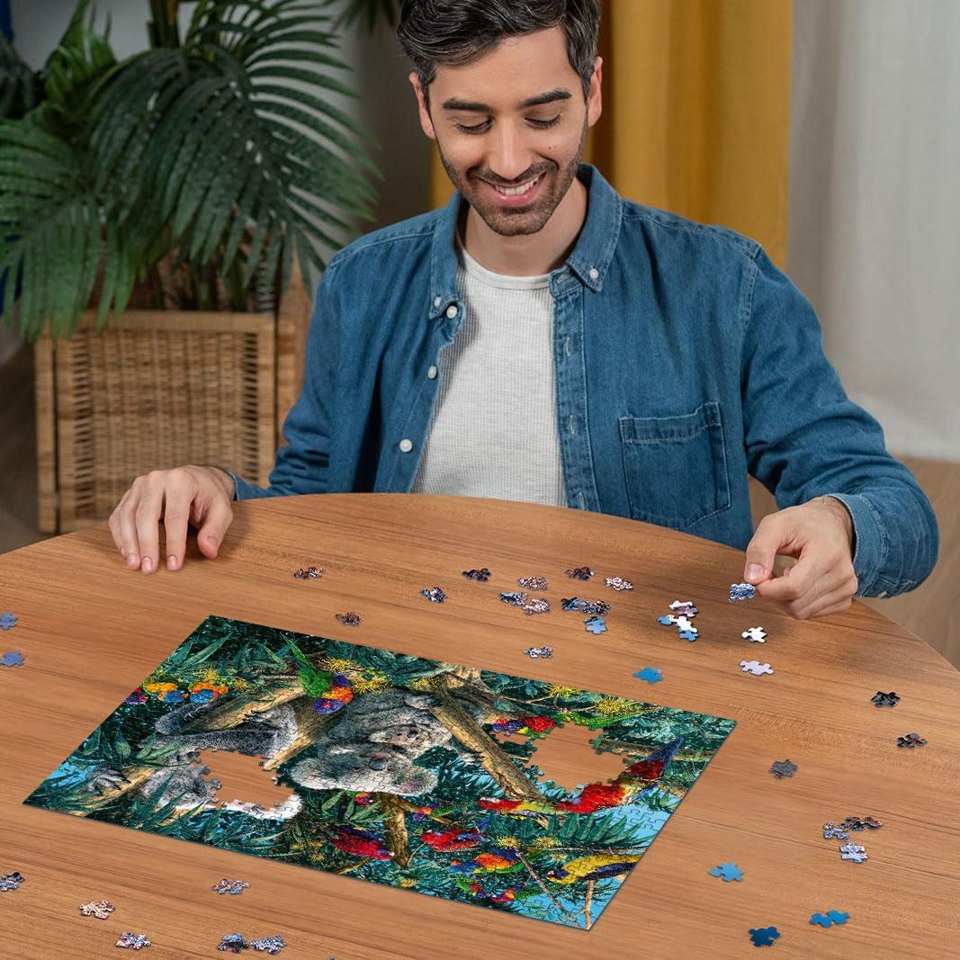 imageRavensburger Koalas in a Tree 500 Piece Jigsaw Puzzle for Adults 12000206 Handcrafted Tooling Made in Germany Every Piece Fits Together PerfectlyNew Packaging