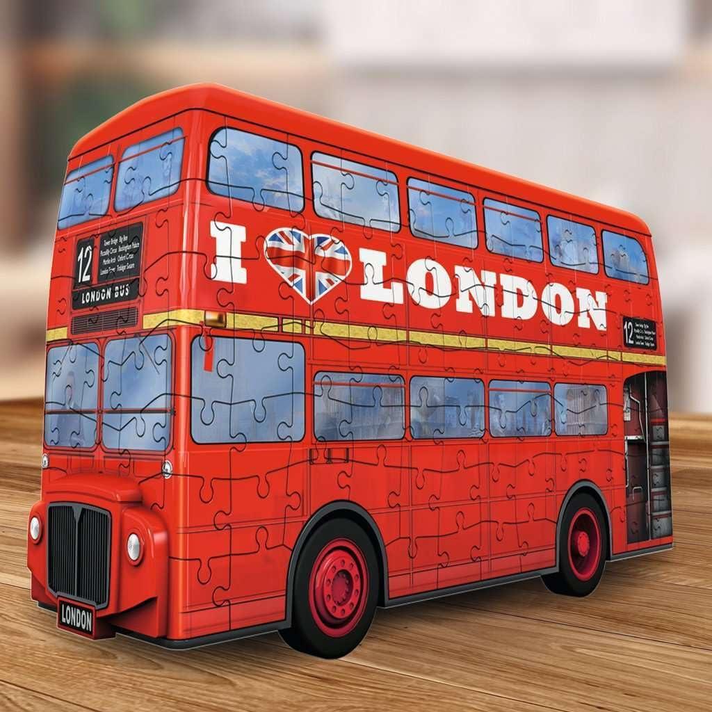 imageRavensburger London Bus 216 Piece 3D Jigsaw Puzzle for Kids and Adults 12534 Great for Any Birthday Holiday or Special OccasionRed London Bus 3D Puzzle