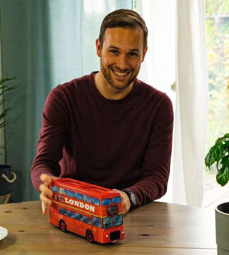 imageRavensburger London Bus 216 Piece 3D Jigsaw Puzzle for Kids and Adults 12534 Great for Any Birthday Holiday or Special OccasionRed London Bus 3D Puzzle
