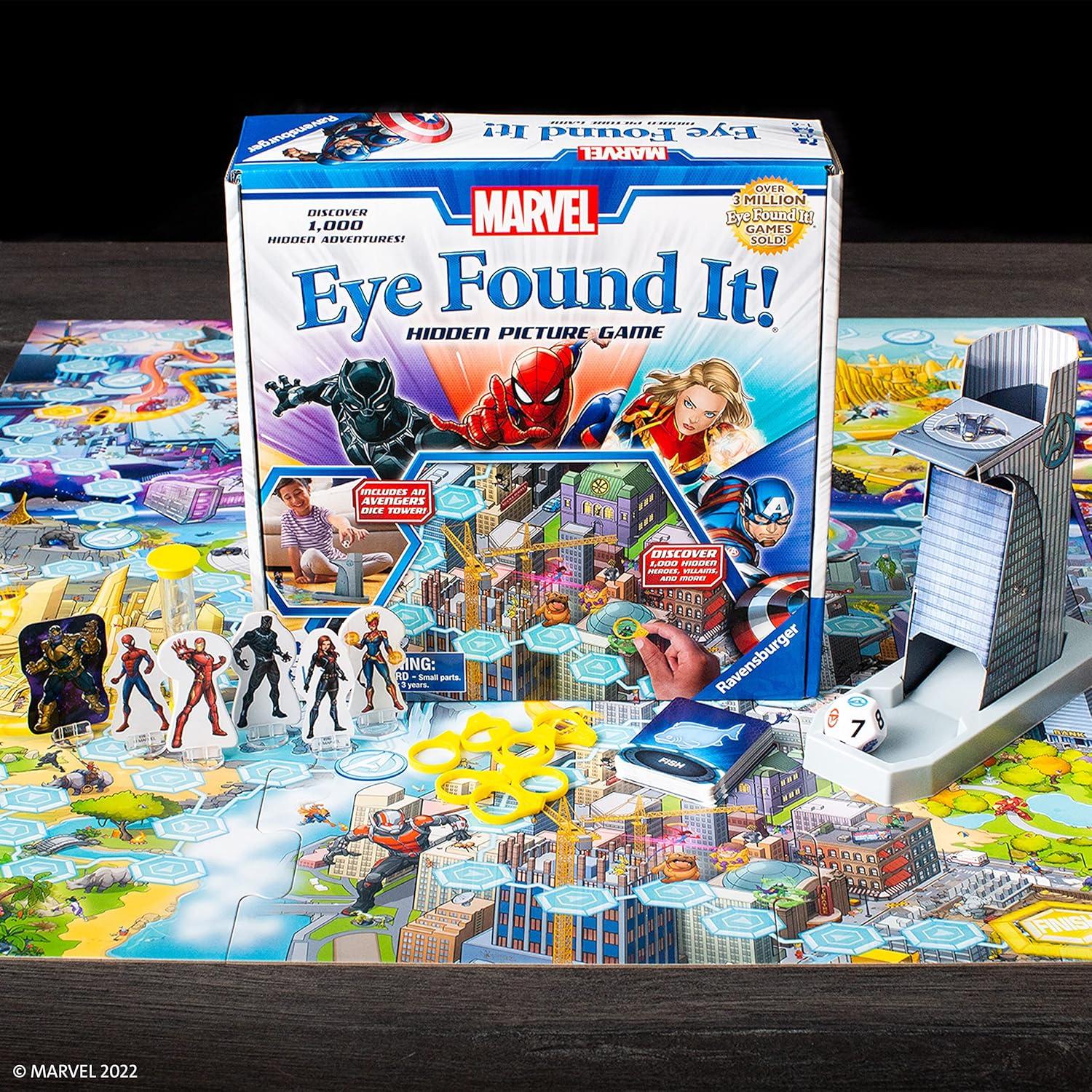 imageRavensburger Marvel Eye Found It Board Game Engaging Puzzle Game for Kids and Adults Features Beloved Marvel Characters Encourages Memory and Observation Skills Ideal Gift for Marvel Fans