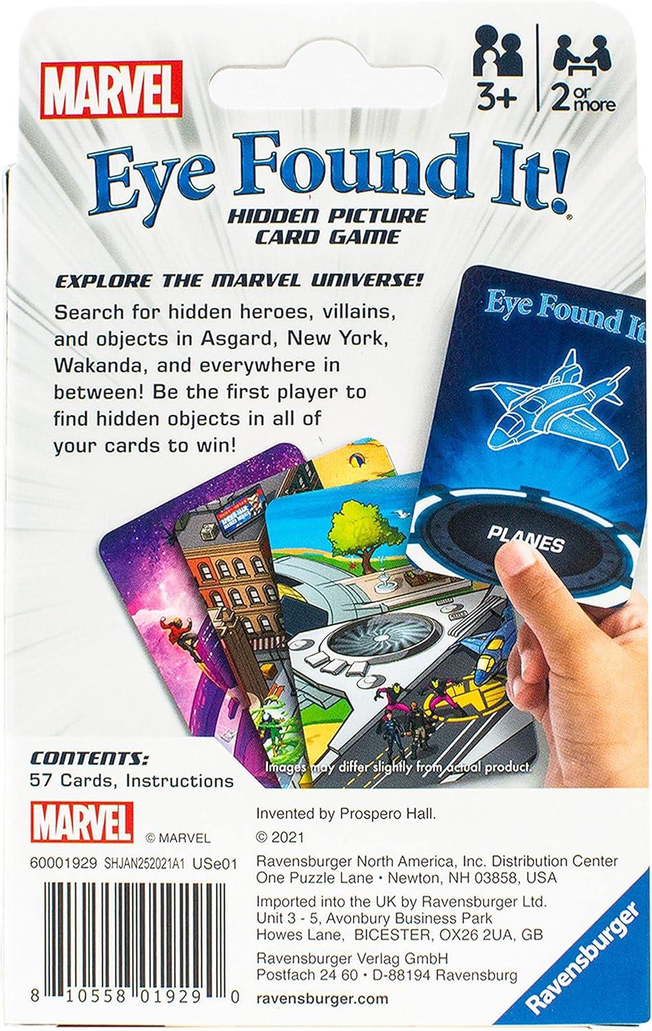 imageRavensburger Marvel Eye Found It Card Game Engaging Board Game for Children and Adults Enhances Skill Development Fun Family Entertainment Over 3 Million Sold WorldwideCard Game