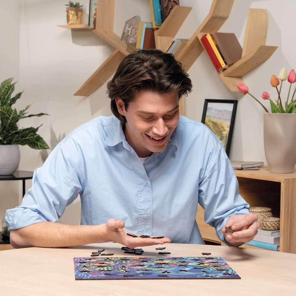 imageRavensburger Nature Garden500Piece Vibrant Wooden Jigsaw Puzzle StressReducing Fun EcoFriendly Materials Whimsical Pieces