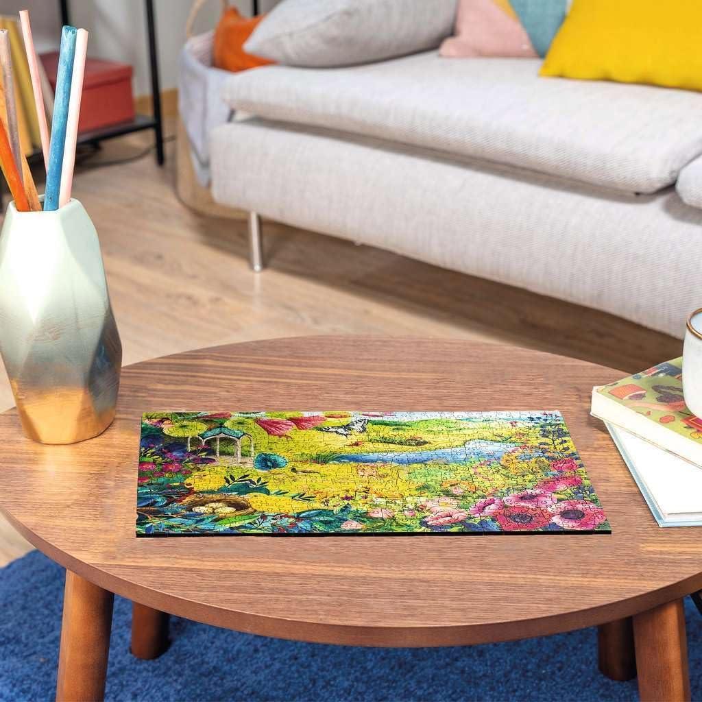 imageRavensburger Nature Garden500Piece Vibrant Wooden Jigsaw Puzzle StressReducing Fun EcoFriendly Materials Whimsical Pieces