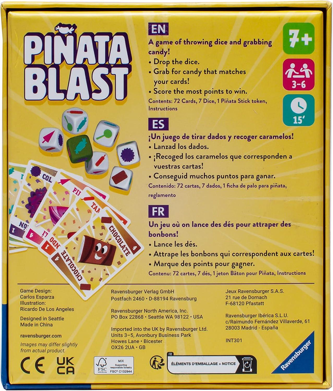 imageRavensburger Piata Blast Exciting Party Game for Ages 7 and Up FastPaced Fun Engaging and Educational