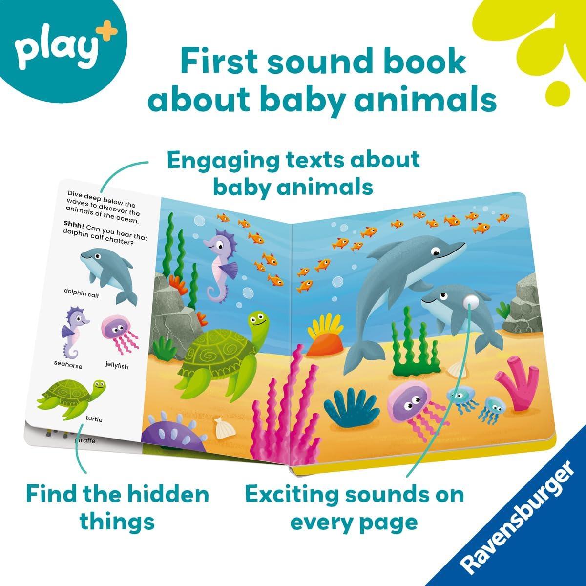 imageRavensburger Play ShhWhos There Baby Animals First Sound Book Engages Toddler Curiosity ampamp Learning
