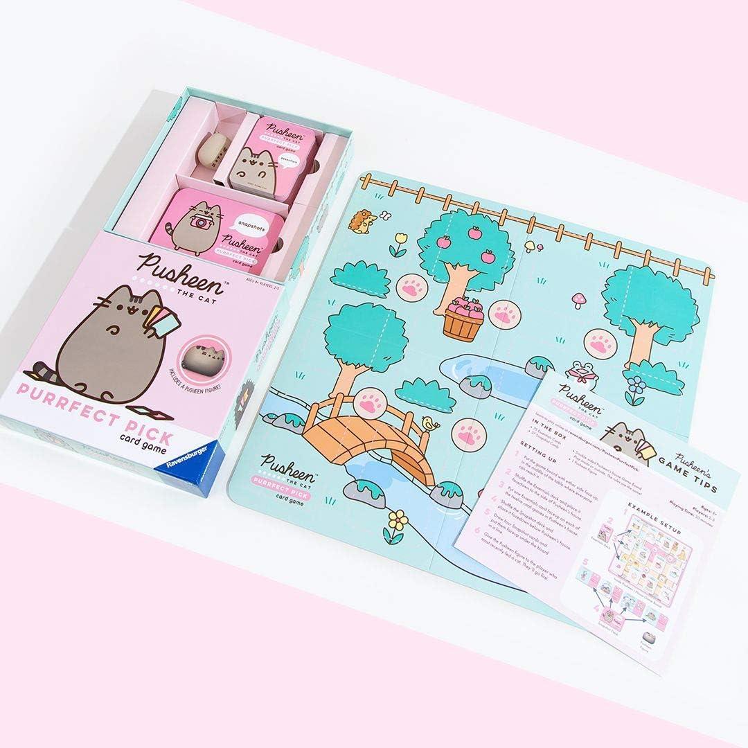 imageRavensburger Pusheen Purrfect Pick Game Fun Family Activity Ideal for Cat Lovers and Pusheen Fans Engaging Gameplay Suitable for Ages 8 and Up Pink Edition