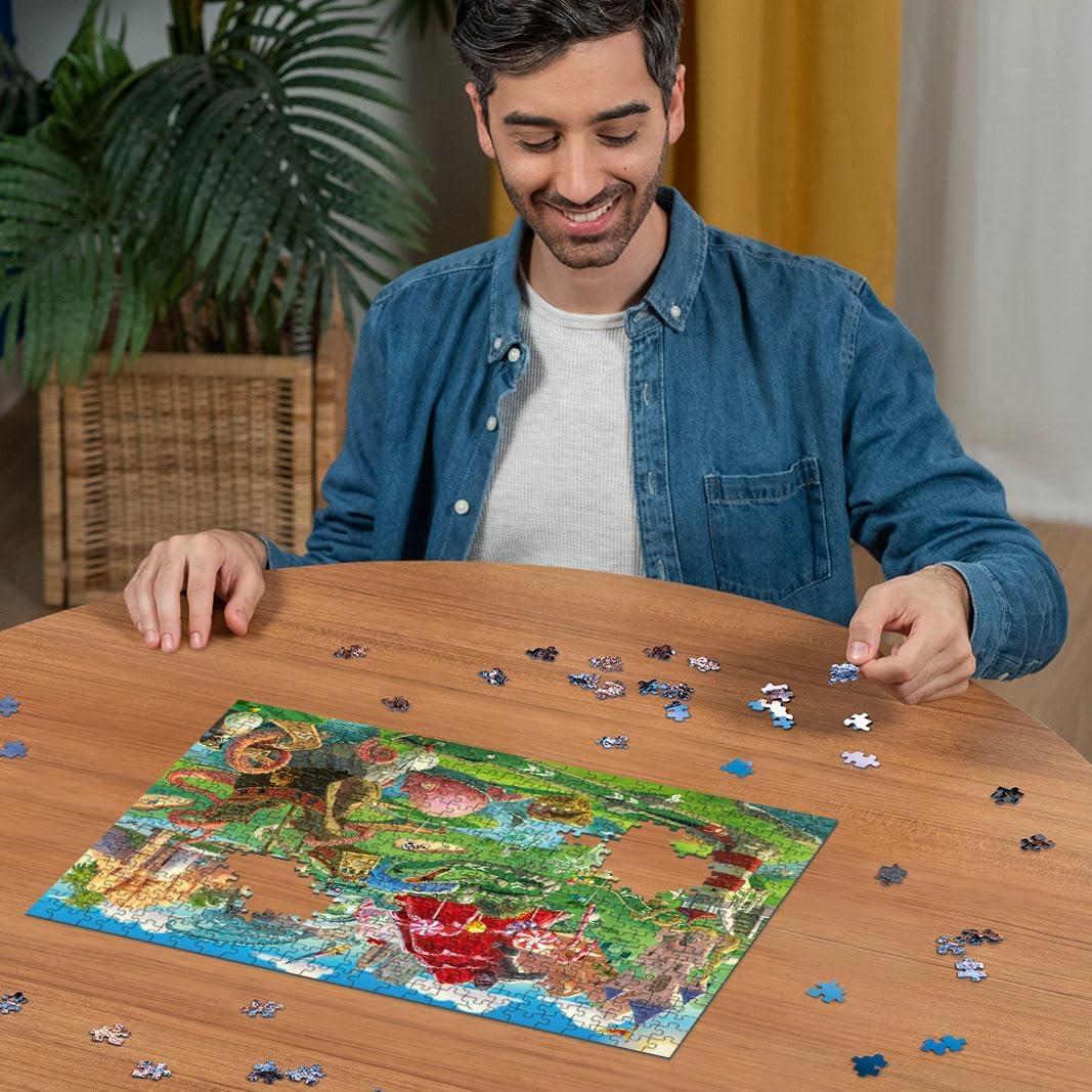 imageRavensburger Putt Putt Paradise 500 Piece Large Format Jigsaw Puzzle for Adults 12001002 Easy to See ampamp Easy to Hold Large Pieces Fit Together Perfectly