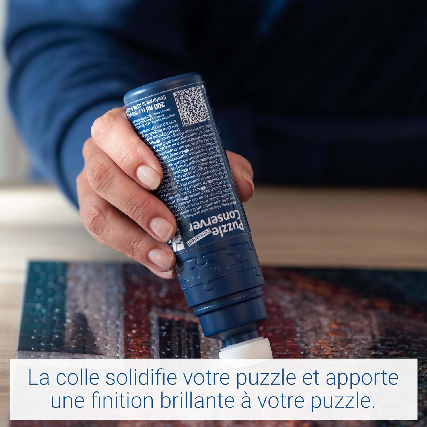 imageRavensburger Puzzle Conserver 17954 Premium Puzzle Glue Enhanced Glossy Finish Perfect for 5001000 Piece Puzzles Ideal Puzzle Accessory