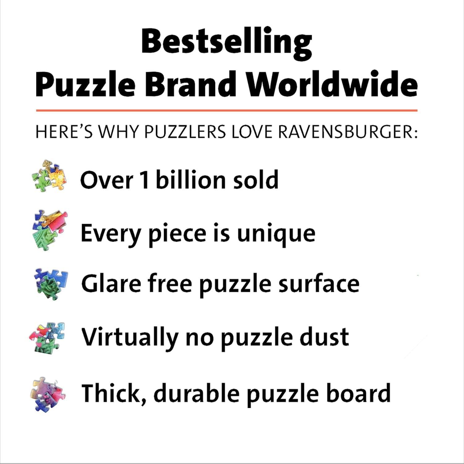 imageRavensburger Puzzle Moment Tropical Flowers 300 Piece Jigsaw Puzzle for Adults 13309 Every Piece is Unique Softclick Technology Means Pieces Fit Together Perfectly