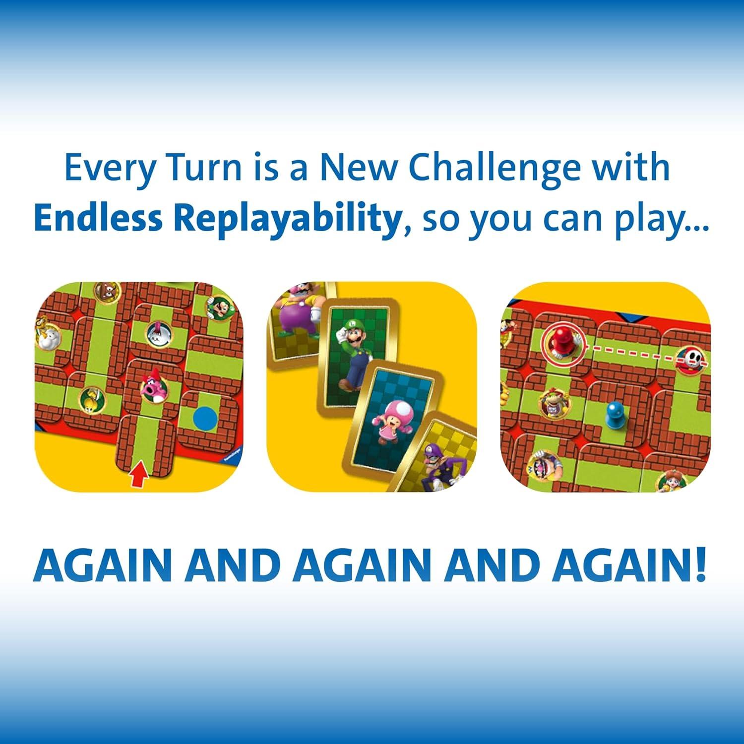 imageRavensburger Super Mario Labyrinth Board Game A Strategic Maze Challenge for Family Nights Great Birthday Gift 24 Players Kids Ages 710 and Older