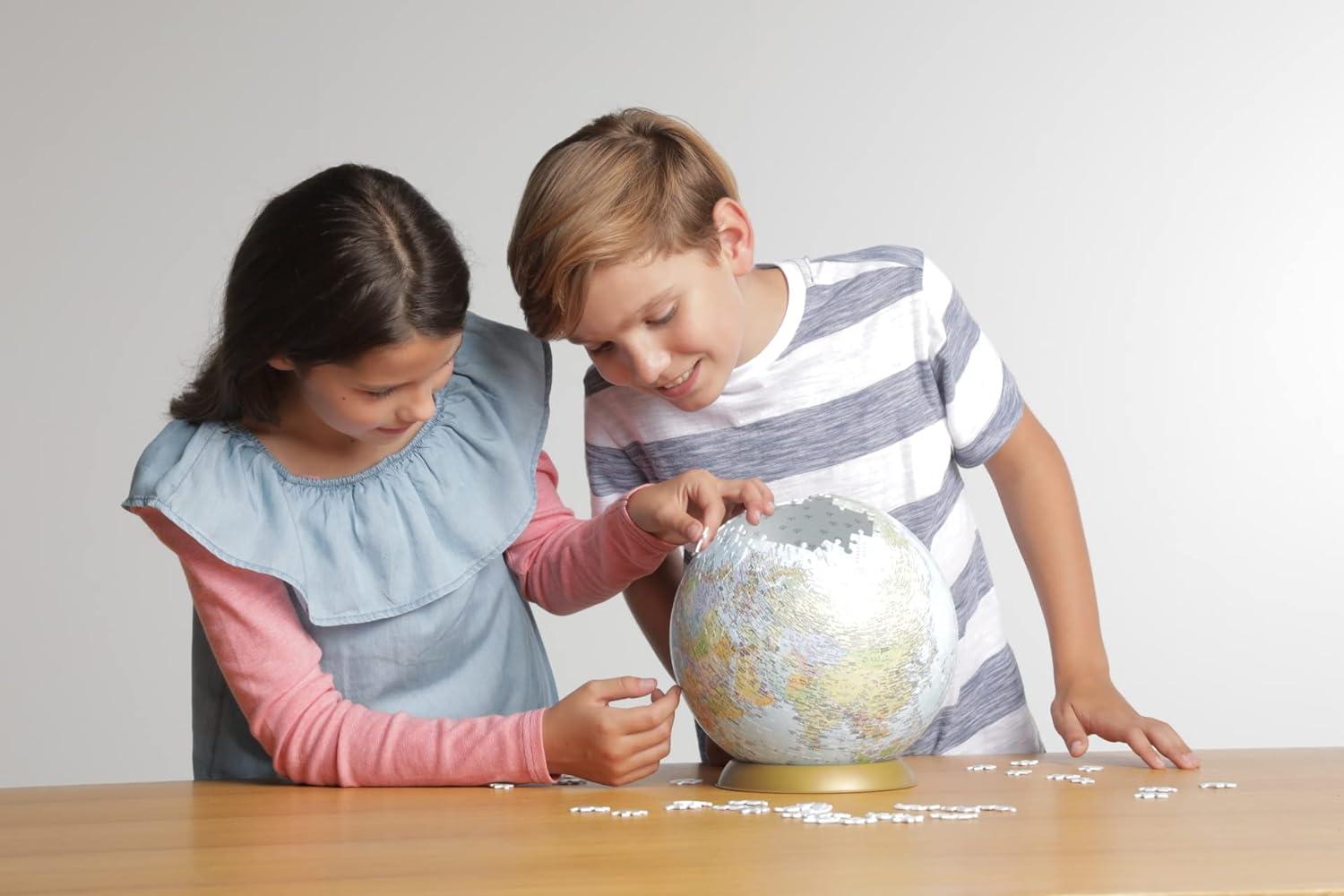 imageRavensburger The Earth 540 Piece 3D Puzzle Engaging Fun for Kids and Adults Precision Fit with Easy Click Technology Durable Displayable Model Celebrating Over 130 Years of Quality
