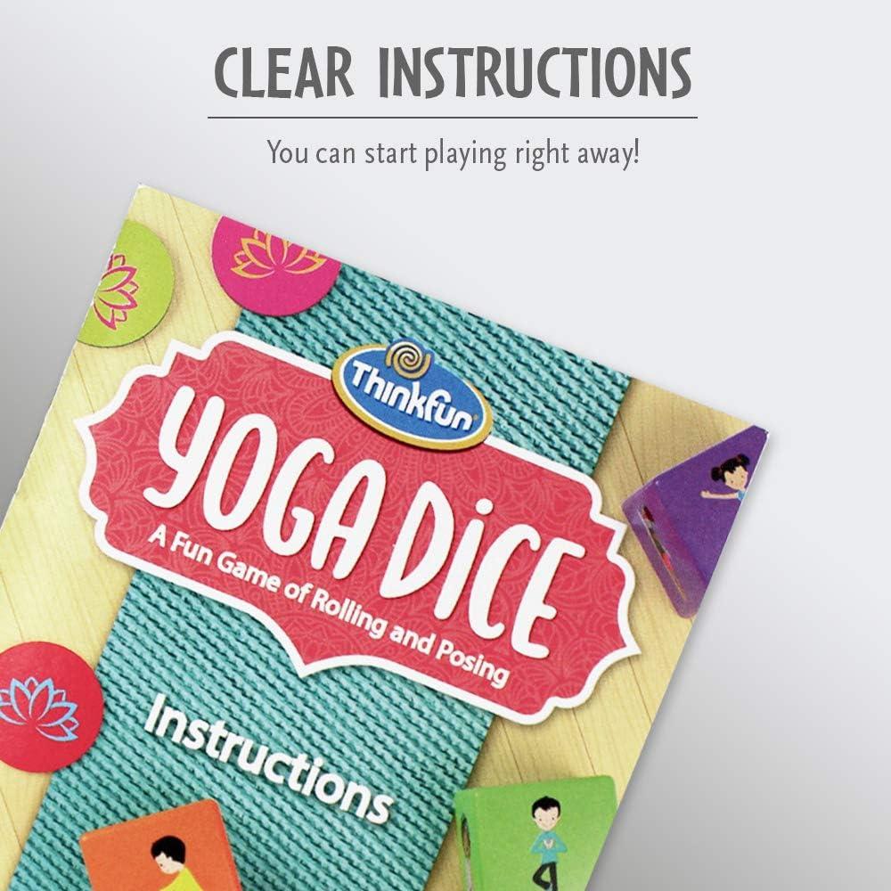 imageThink Fun Yoga Dice Game for Boys and Girls Ages 6 and Up Learn Yoga With a GameMulti1844