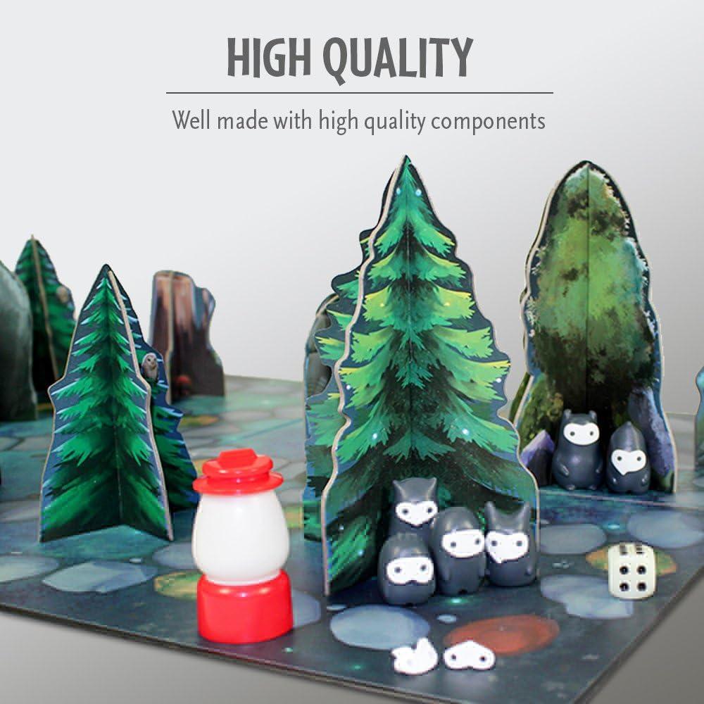 imageThinkFun Shadows in The Forest Unique PlayinTheDark Board Game Ideal for Kids and Adults Stimulating Brain Teaser Innovative GameplayStandard