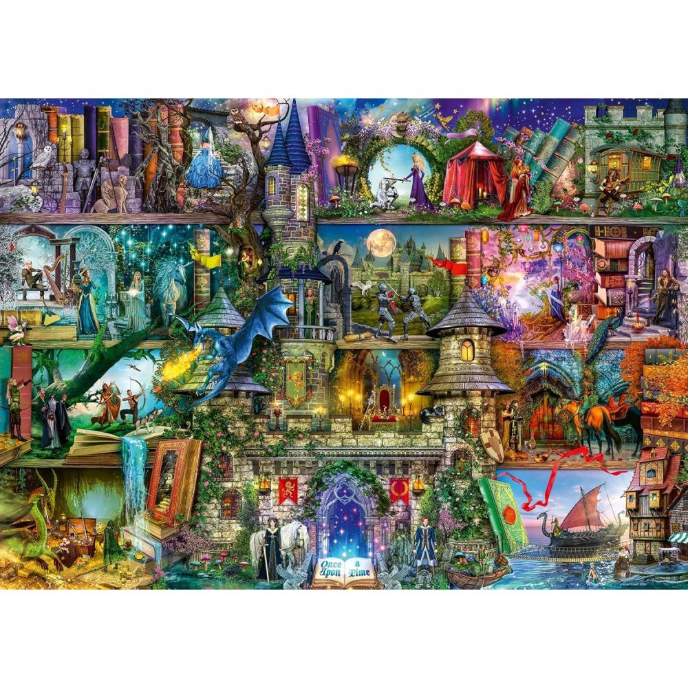 imageRavensburger Myths ampamp Legends 1000 Piece Jigsaw Puzzle Stunning Vivid Colors Exciting Mythical Scene Bold Heroes Scary Villains Puzzles for AdultsNew Design