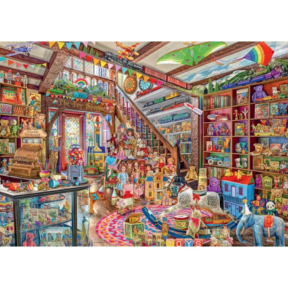 imageRavensburger The Fantasy Toy Shop 1000 Piece Jigsaw Puzzle Stunning Imagery Beautiful Rendition of The Ultimate Toy Shoppe Puzzles for Adults