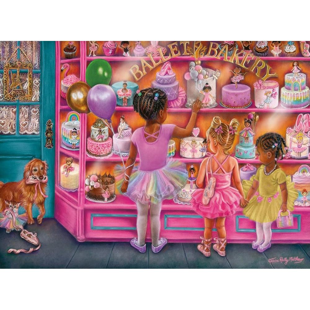 imageRavensburger Ballet Bakery 100 XXL Piece Jigsaw Puzzle for Kids Every Piece is Unique Pieces Fit Together Perfectly