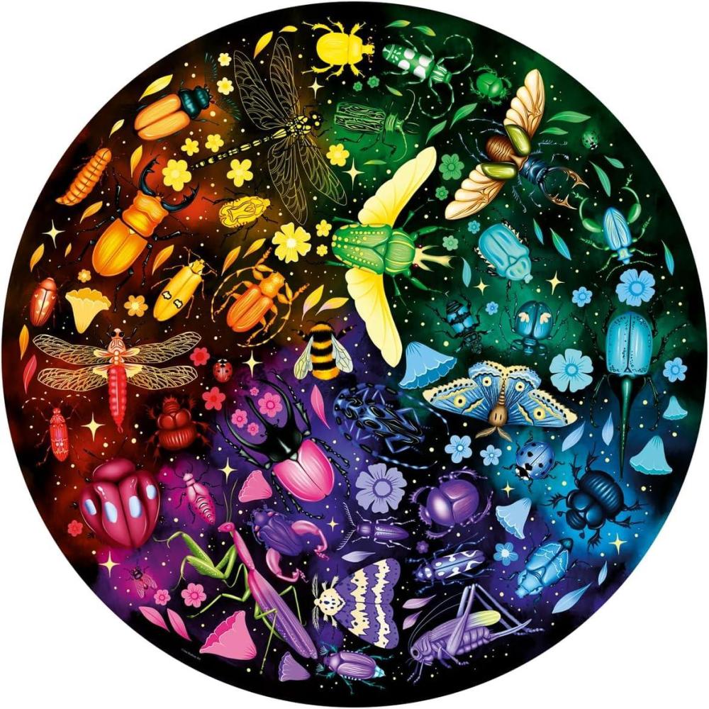 imageRavensburger Circle of Colors Insects 500 Piece Jigsaw Puzzle for Adults 12000820 Handcrafted Tooling Made in Germany Every Piece Fits Together Perfectly